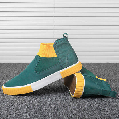 Herrarnas canvas-sneakers med högt skaft – Lennard höstutgåva