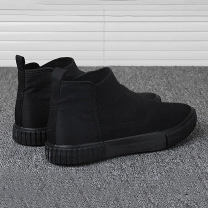Herrarnas canvas-sneakers med högt skaft – Lennard höstutgåva