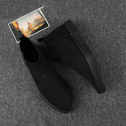Herrarnas canvas-sneakers med högt skaft – Lennard höstutgåva