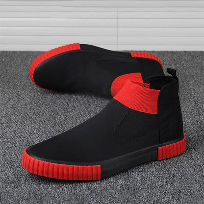 Herrarnas canvas-sneakers med högt skaft – Lennard höstutgåva