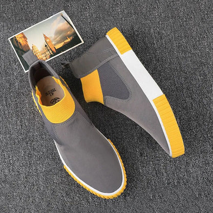 Herrarnas canvas-sneakers med högt skaft – Lennard höstutgåva