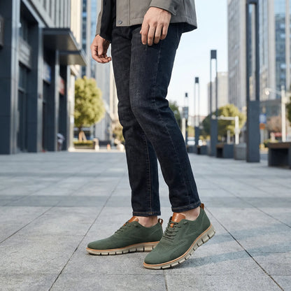 Ademende Heren Veterschoen In Casualstijl - Lamar