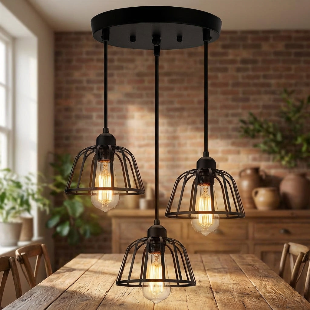 Adjustable Height Three Head Fixture - Industrova