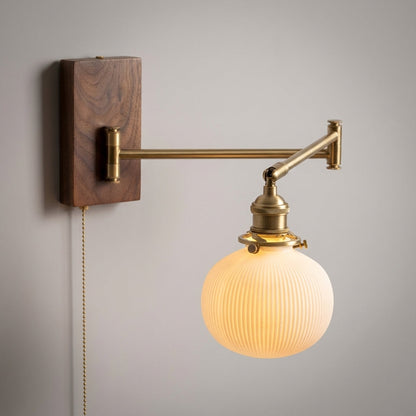Adjustable Swing Arm Wall Lamp -  Brillora
