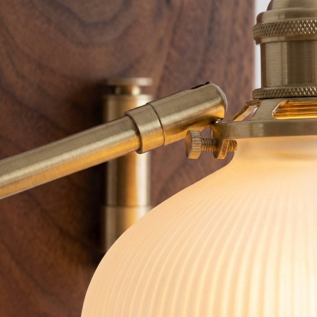 Adjustable Swing Arm Wall Lamp -  Brillora
