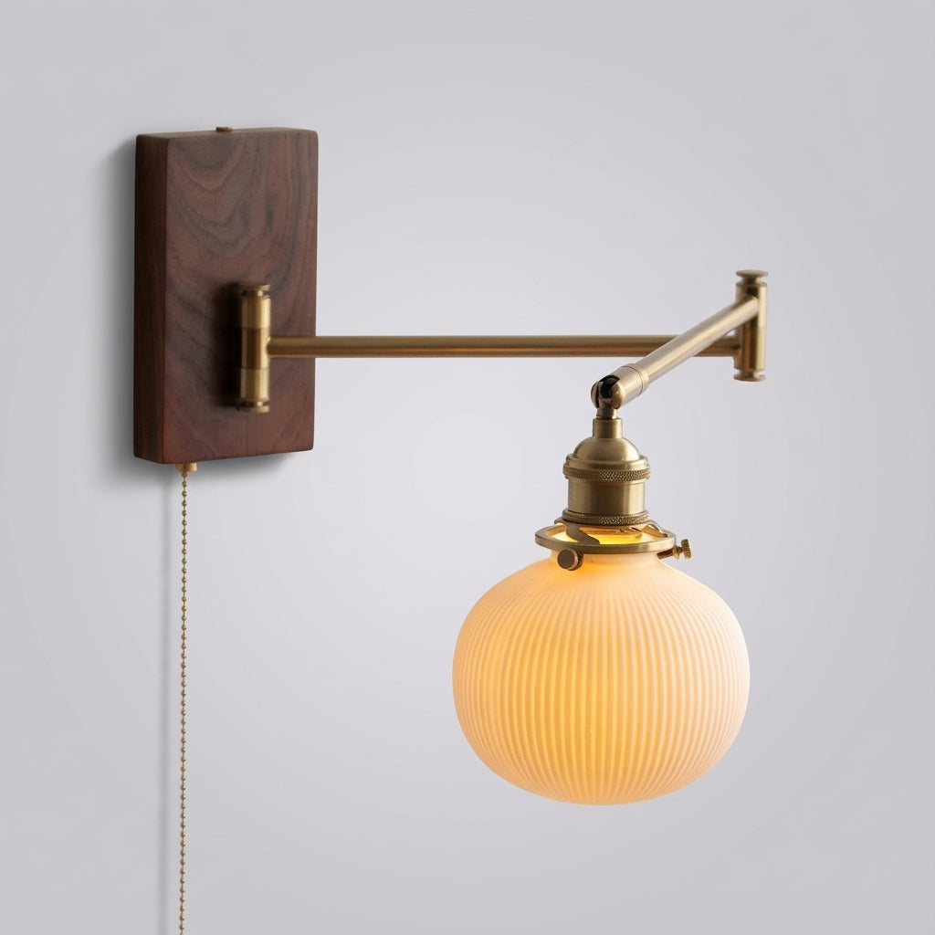 Adjustable Swing Arm Wall Lamp -  Brillora