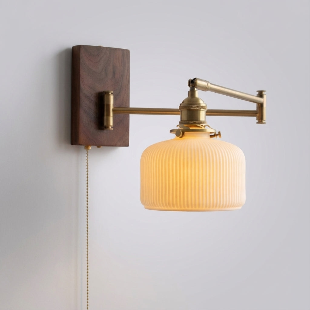 Adjustable Swing Arm Wall Lamp -  Brillora