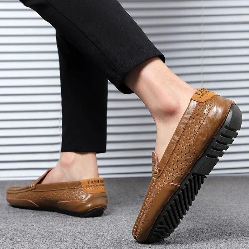 Loafers för herr i läder – Damiano