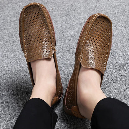 Loafers för herr i läder – Damiano
