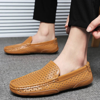 Loafers för herr i läder – Damiano