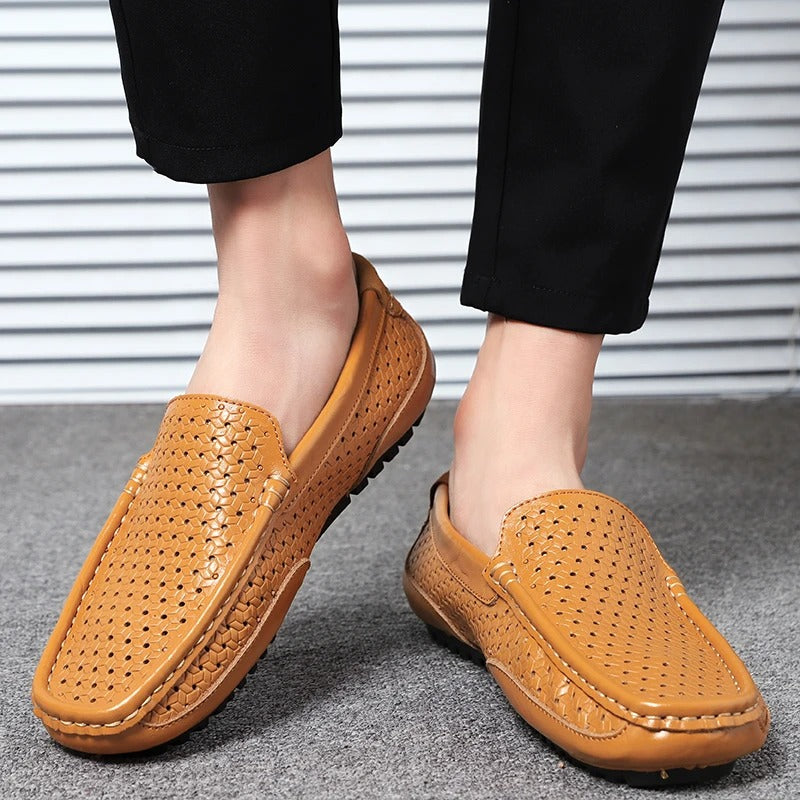 Loafers för herr i läder – Damiano