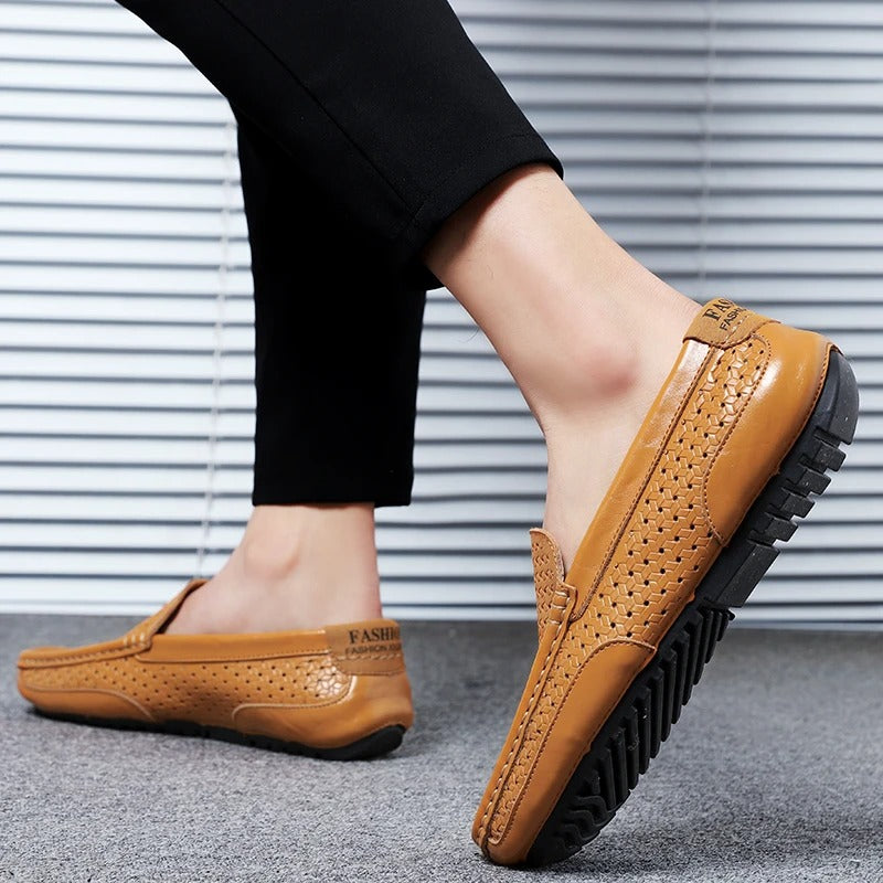Loafers för herr i läder – Damiano