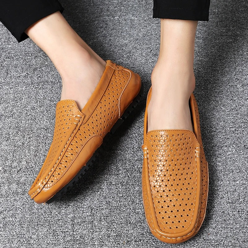 Loafers för herr i läder – Damiano