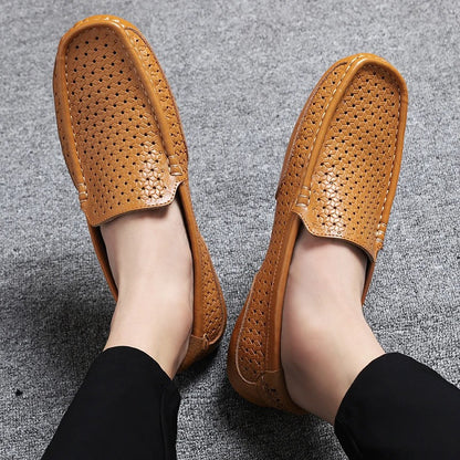 Loafers för herr i läder – Damiano
