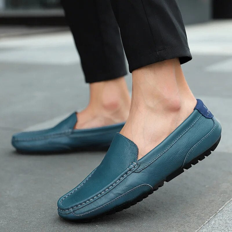 Loafers för herr i läder – Damiano