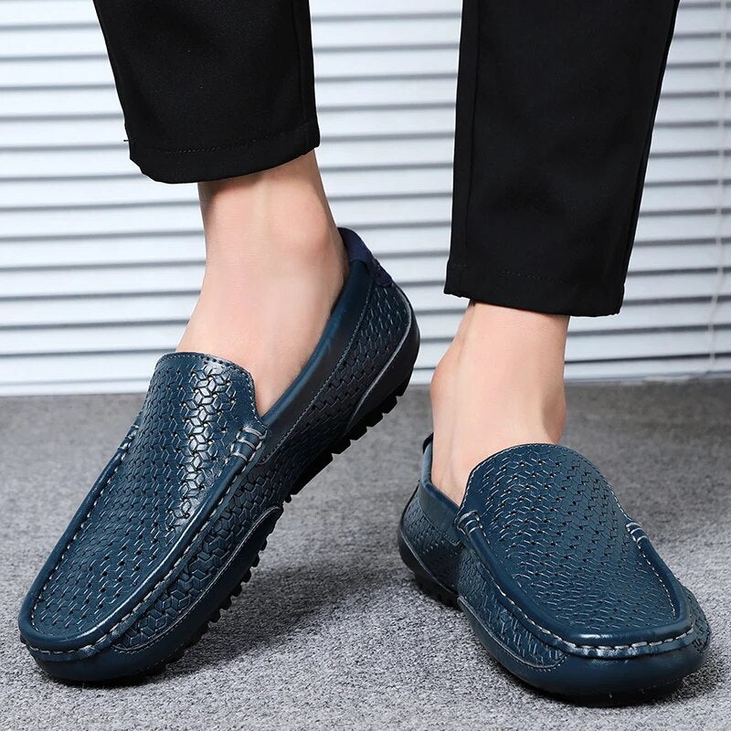 Loafers för herr i läder – Damiano