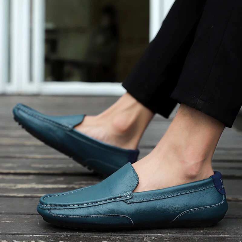 Loafers för herr i läder – Damiano