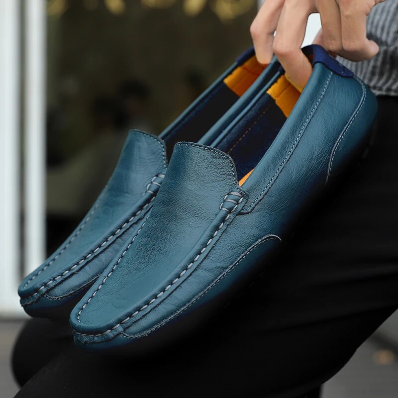 Loafers för herr i läder – Damiano