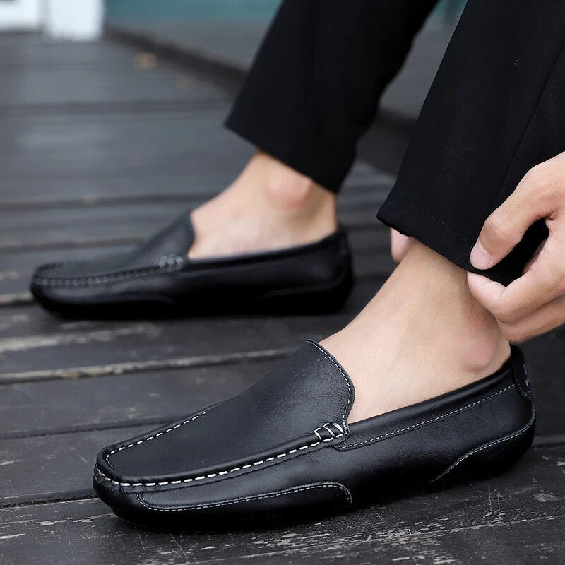 Loafers för herr i läder – Damiano