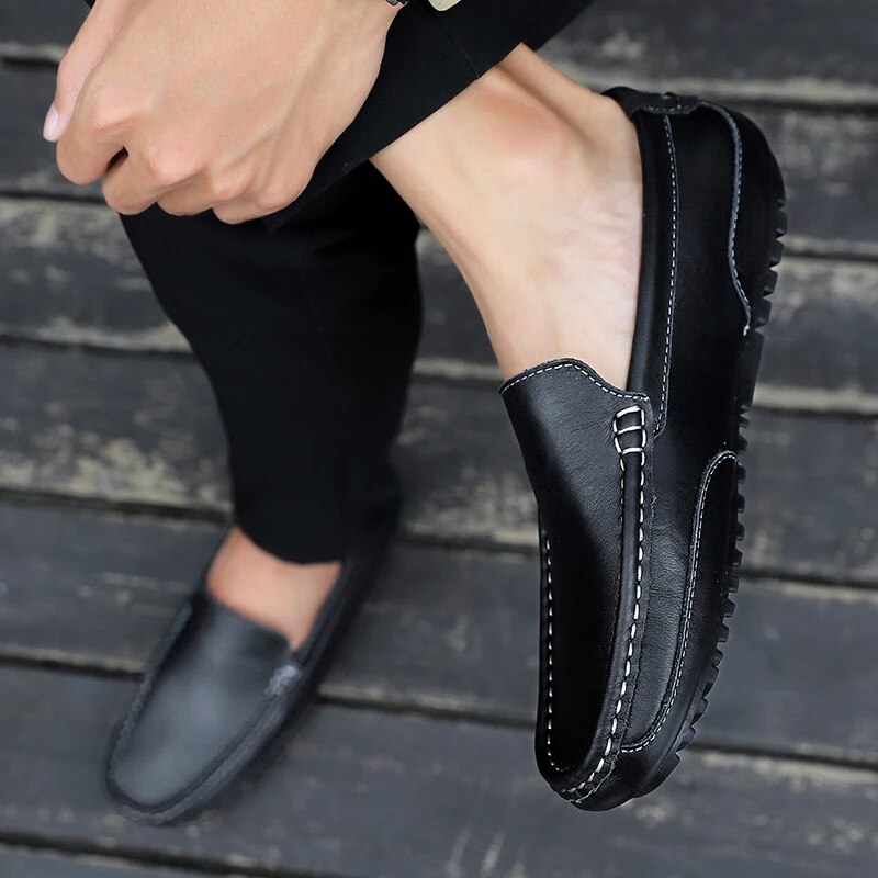 Loafers för herr i läder – Damiano