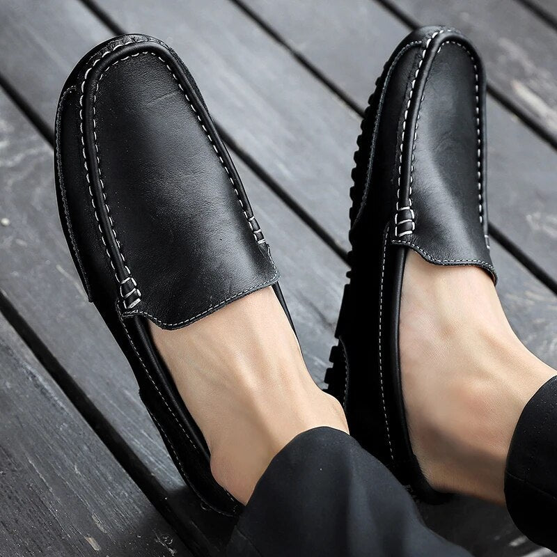 Loafers för herr i läder – Damiano