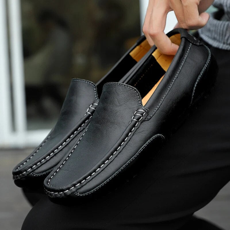 Loafers för herr i läder – Damiano