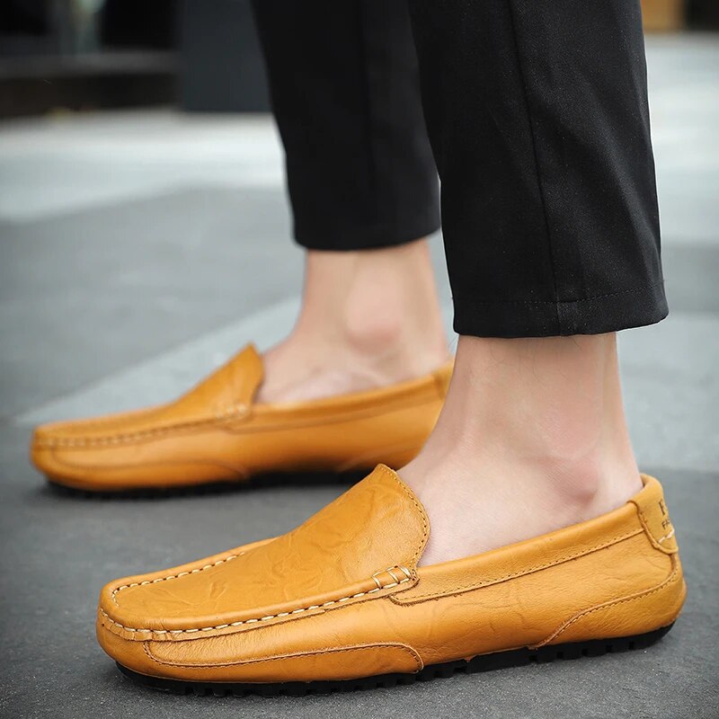 Loafers för herr i läder – Damiano