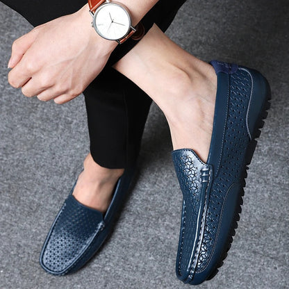 Loafers för herr i läder – Damiano