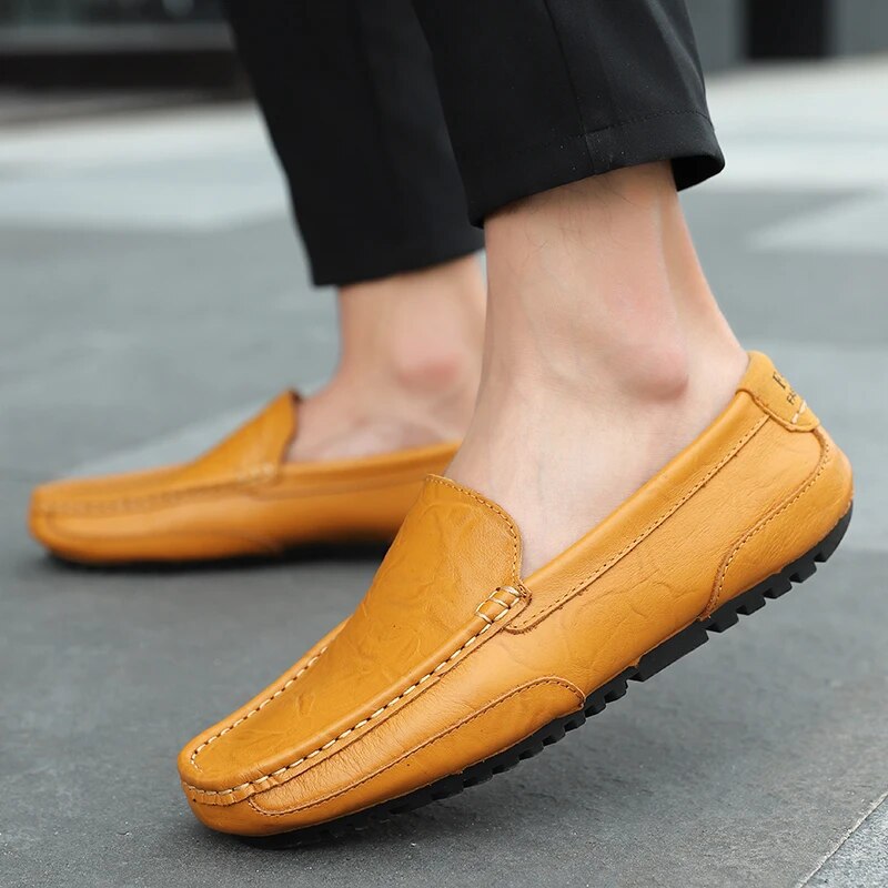 Loafers för herr i läder – Damiano