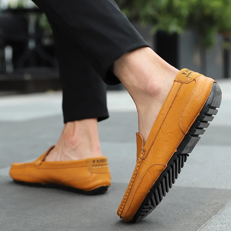 Loafers för herr i läder – Damiano