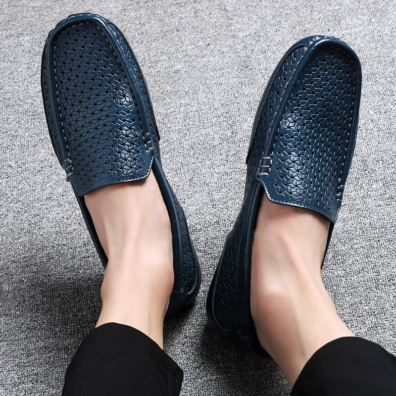 Loafers för herr i läder – Damiano