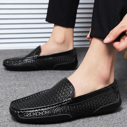Loafers för herr i läder – Damiano