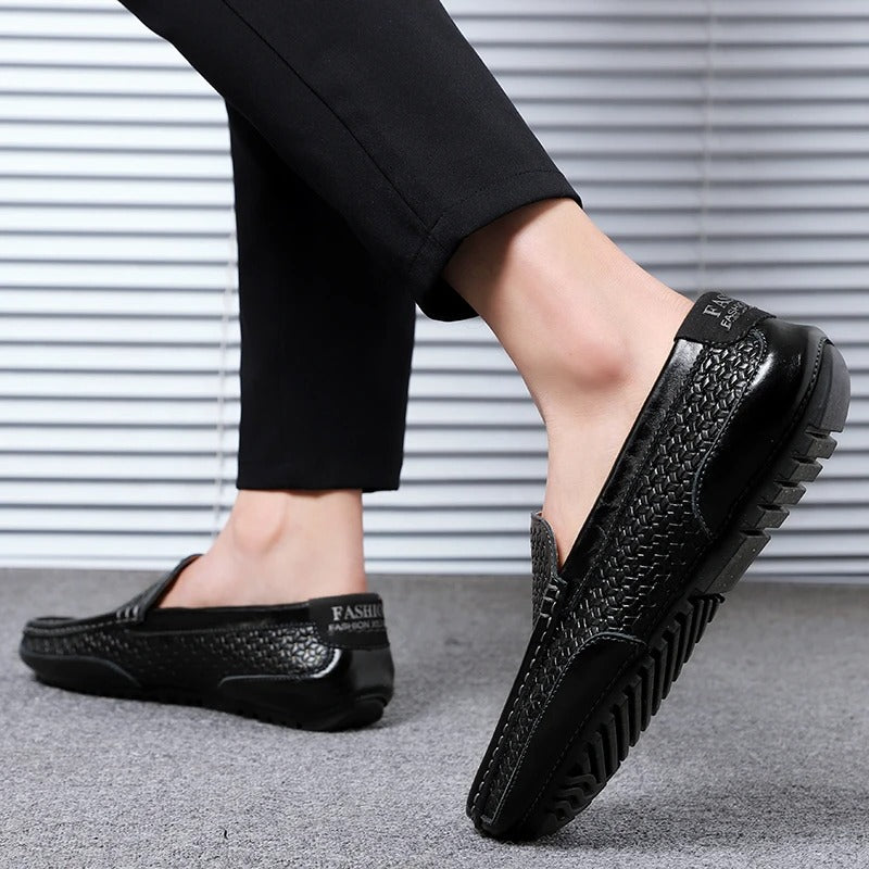 Loafers för herr i läder – Damiano