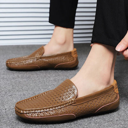 Loafers för herr i läder – Damiano