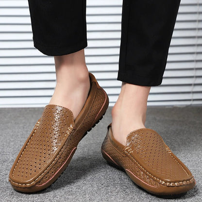 Loafers för herr i läder – Damiano