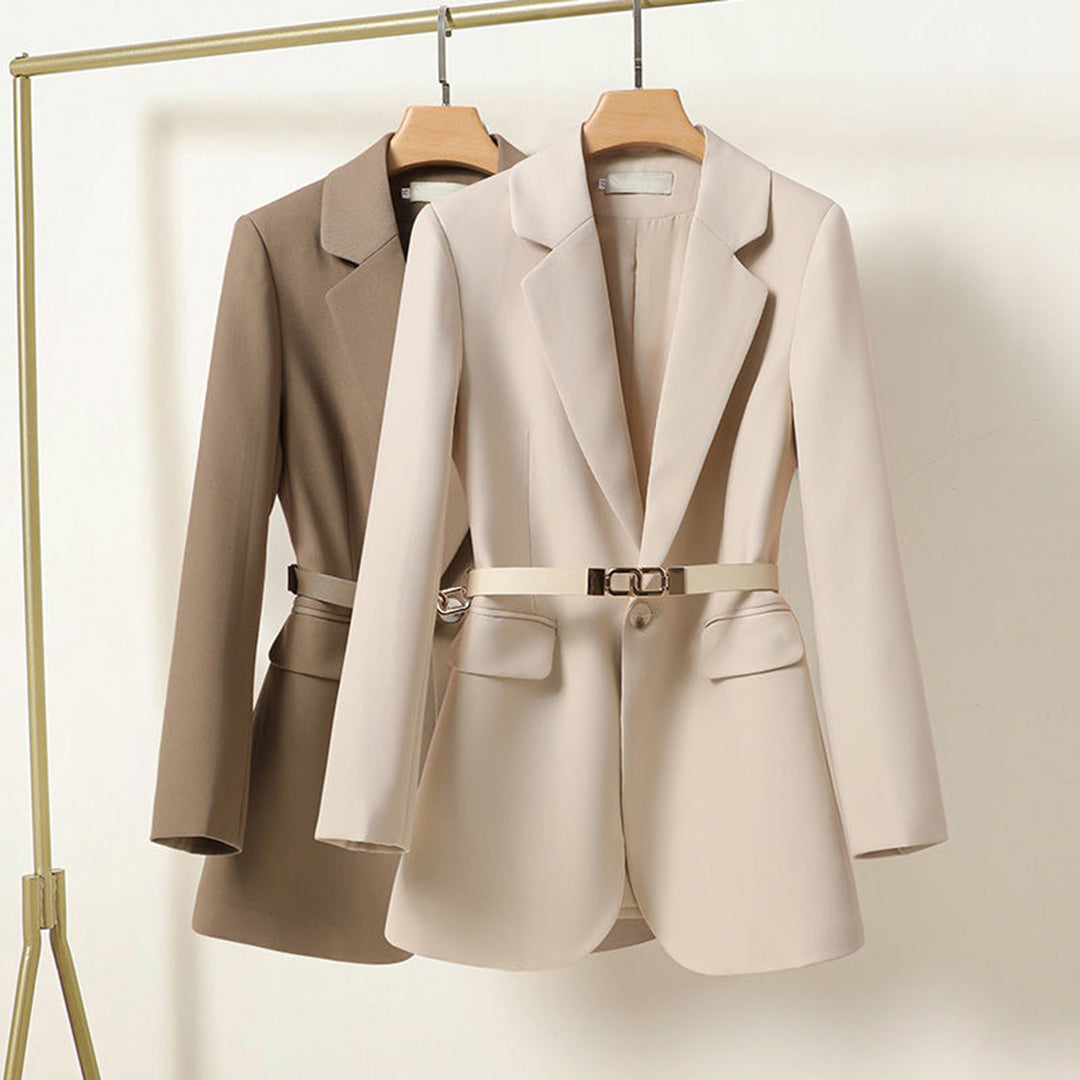 Damskjorta blazer med bälte - Melisande höstupplaga