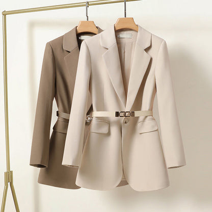 Damskjorta blazer med bälte - Melisande höstupplaga