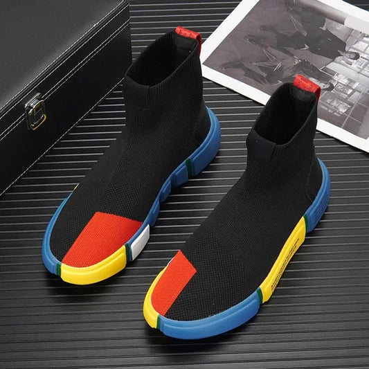 Lätta herrsneakers i strumpstil – Maverick