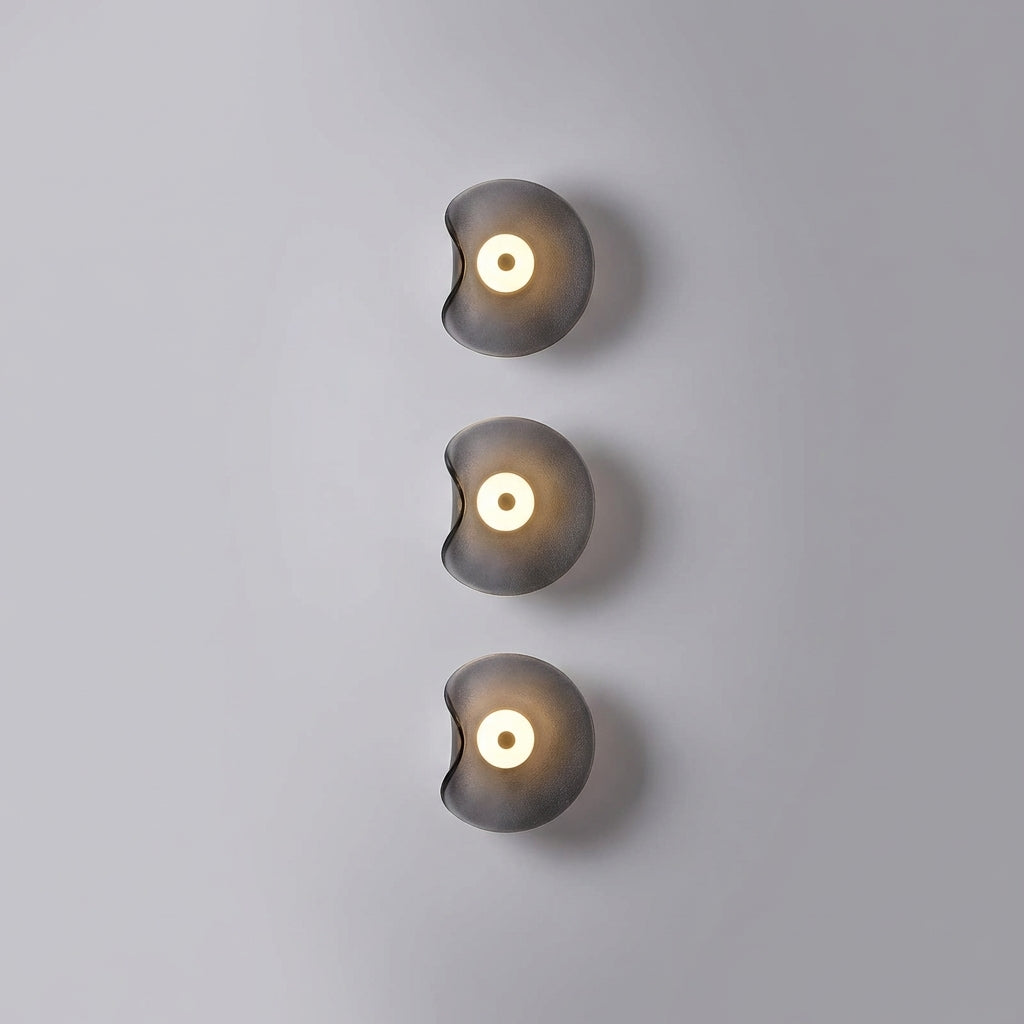 Amber Smoked Glass Wall Fixture - Luminarae