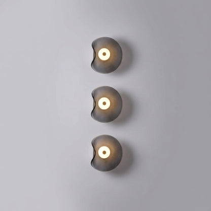 Amber Smoked Glass Wall Fixture - Luminarae