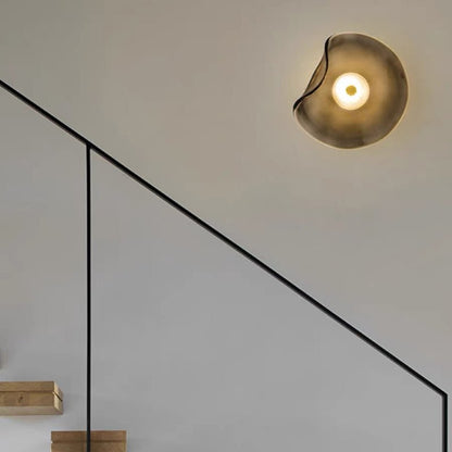 Amber Smoked Glass Wall Fixture - Luminarae
