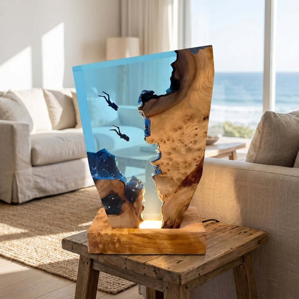 Artistic Tabletop Lamp -  AbyssGlow