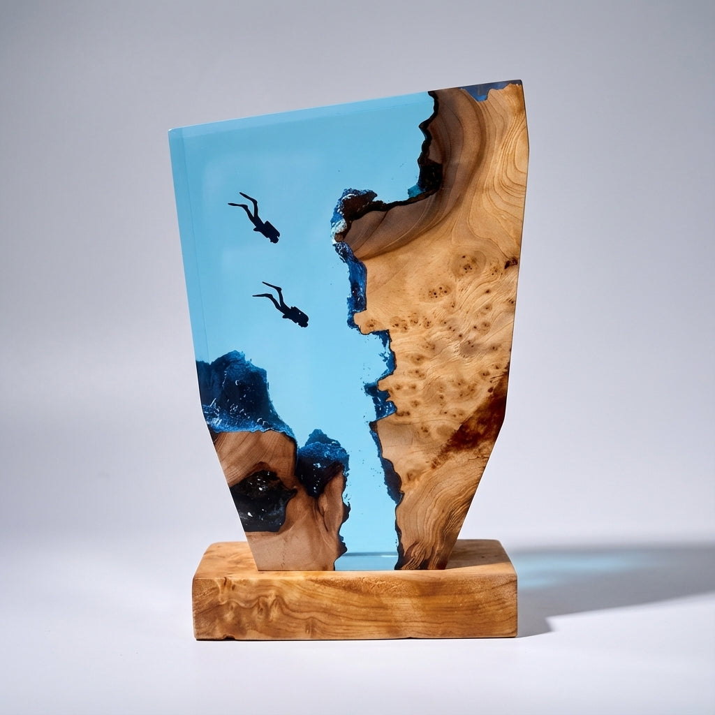 Artistic Tabletop Lamp -  AbyssGlow