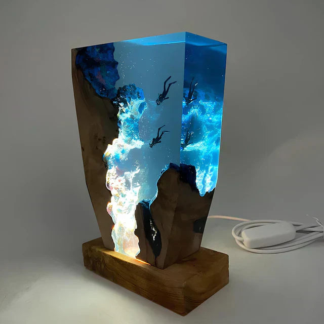 Artistic Tabletop Lamp -  AbyssGlow