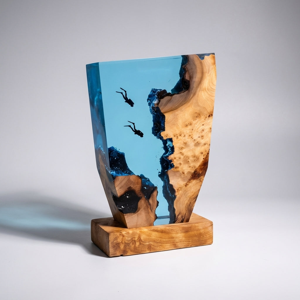 Artistic Tabletop Lamp -  AbyssGlow