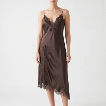 Asymmetrical Slip Dress -  Esther