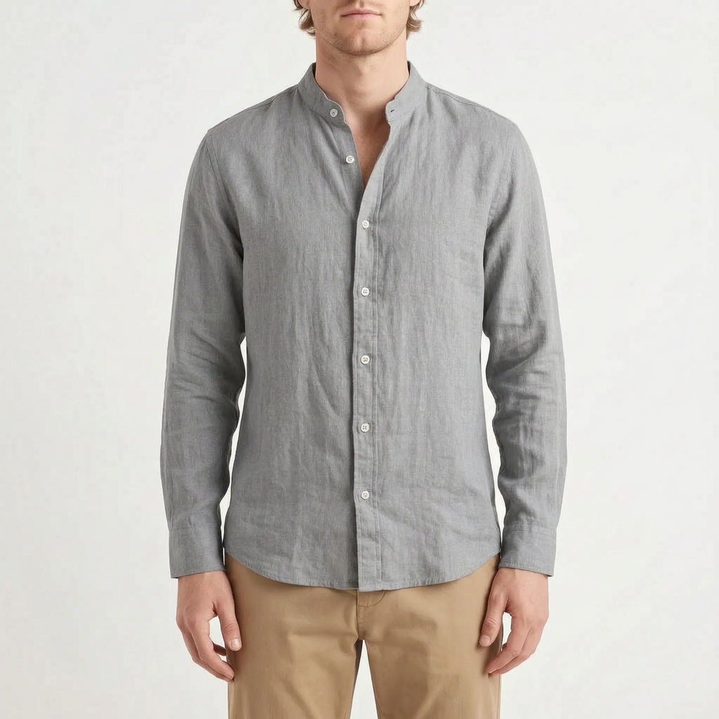 Avslappnad Skjorta Med Knäppning -  Darrel