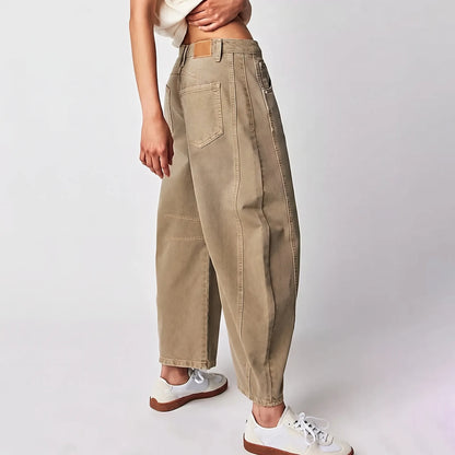 Avslappnade Barrel Leg-Jeans -  Lorene
