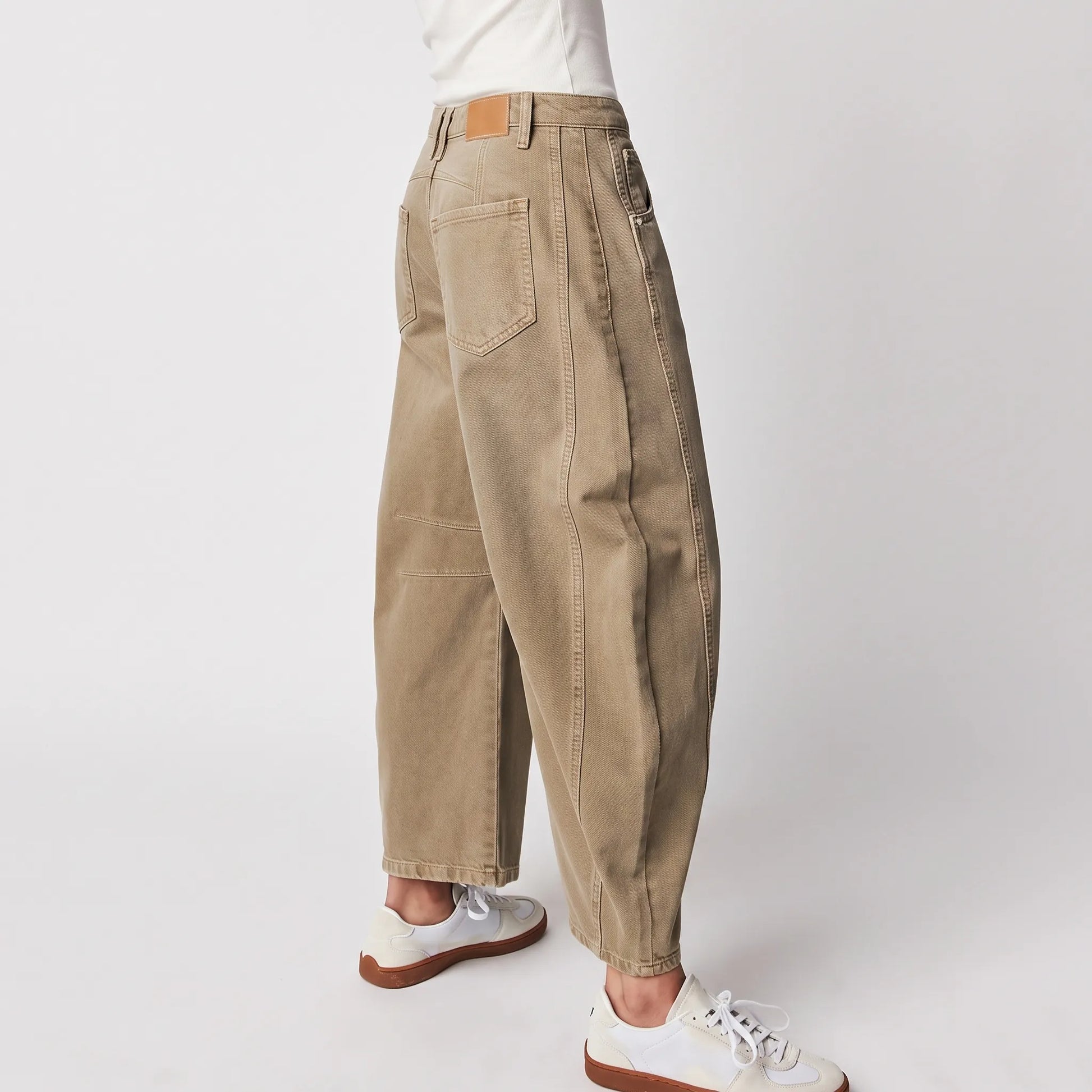 Avslappnade Barrel Leg-Jeans -  Lorene