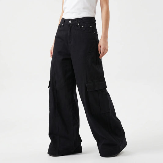 Baggy Wide Leg Trousers -  Faye